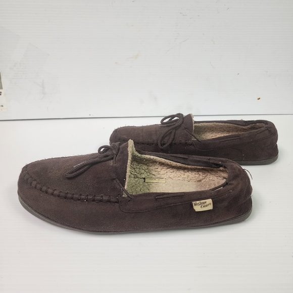 Western Chief Men's Brown MoccasinSlippers Size 13 - Picture 3 of 10